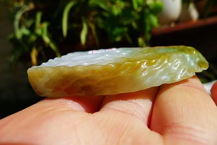Natural Jade Rough Jadeite Raw (38g,5.9X3.1X0.9cm)