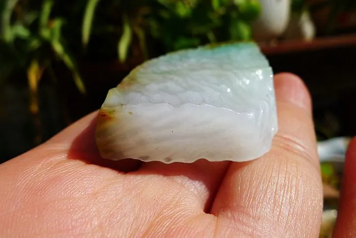 Natural Jade Rough Jadeite Raw (38g,5.9X3.1X0.9cm)