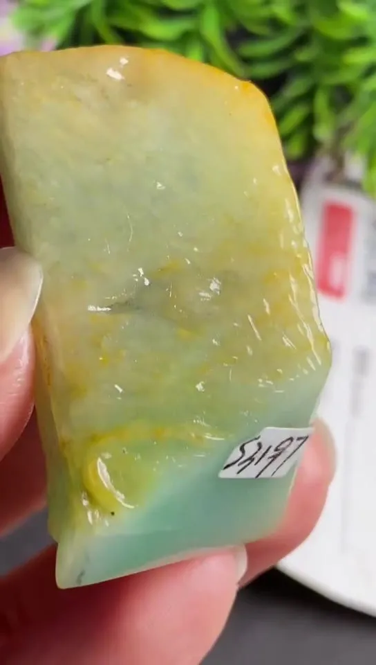 Natural Jade Rough Jadeite Raw (4.5x2.7X1.8cm)-S3197