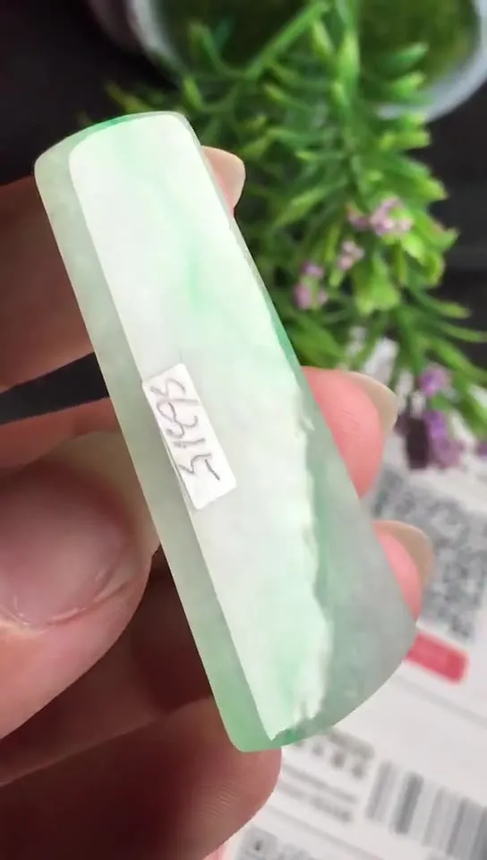 Natural Jade Rough Jadeite Raw (4.7x1.9x0.35cm)-S6315