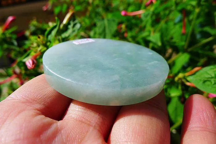 Natural Jade Rough Jadeite Raw (52g,5.2X0.7cm)