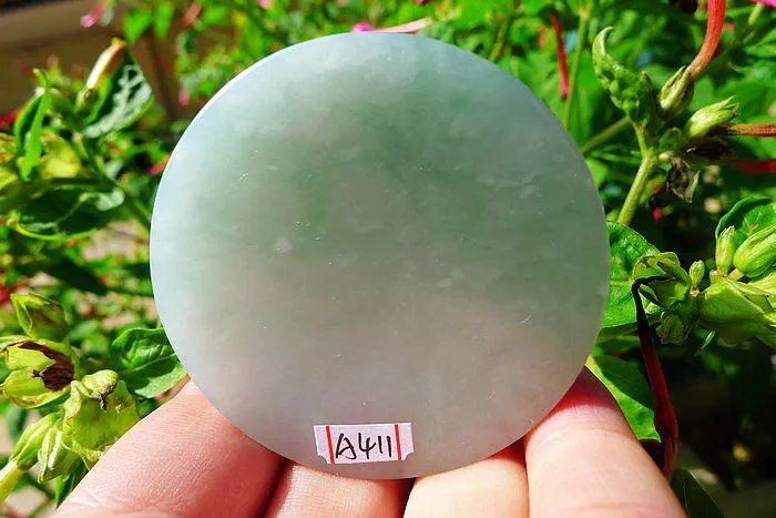 Natural Jade Rough Jadeite Raw (52g,5.2X0.7cm)