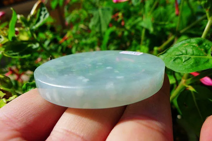 Natural Jade Rough Jadeite Raw (52g,5.2X0.7cm)