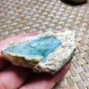 Natural Jade Rough Jadeite Raw (52g,6.1X3.1X25cm)
