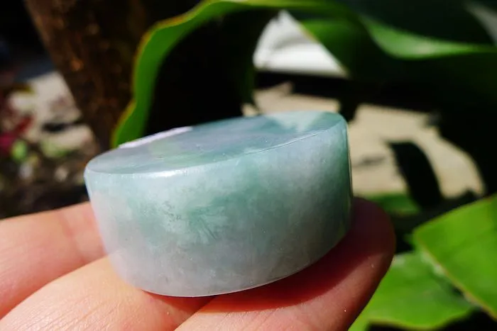 Natural Jade Rough Jadeite Raw (54g,3.75X3.75X1.5cm)