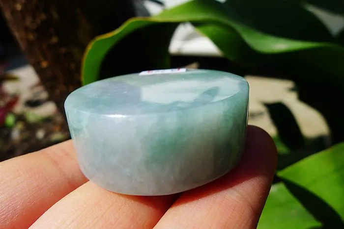 Natural Jade Rough Jadeite Raw (54g,3.75X3.75X1.5cm)