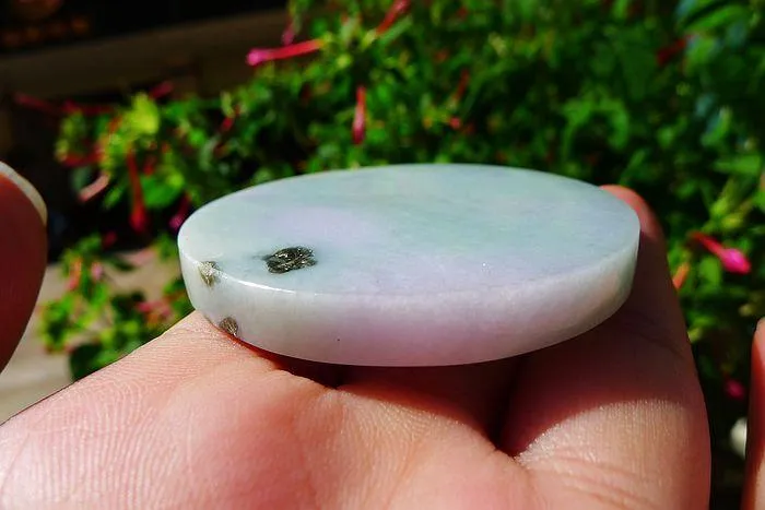 Natural Jade Rough Jadeite Raw (54g,5.3X0.7cm)