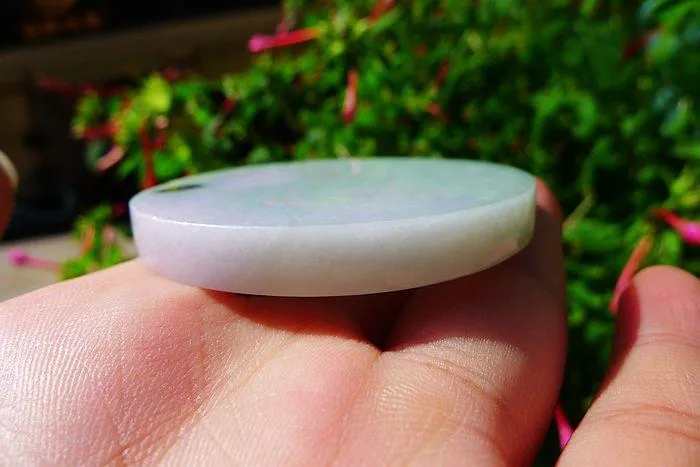Natural Jade Rough Jadeite Raw (54g,5.3X0.7cm)