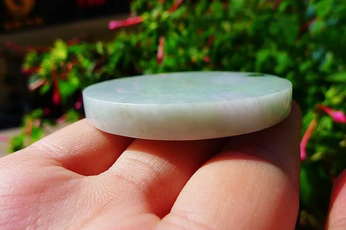 Natural Jade Rough Jadeite Raw (54g,5.3X0.7cm)