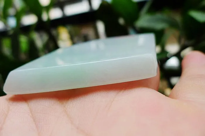 Natural Jade Rough Jadeite Raw (55g,7.8X5.7X0.66cm)