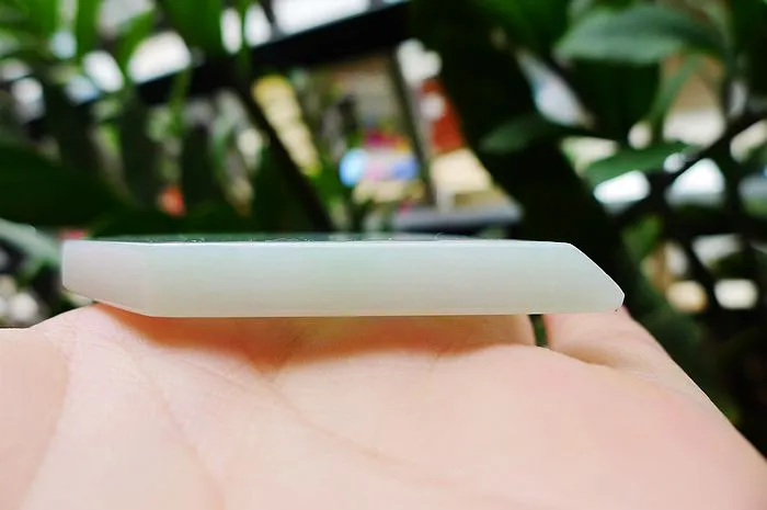 Natural Jade Rough Jadeite Raw (55g,7.8X5.7X0.66cm)