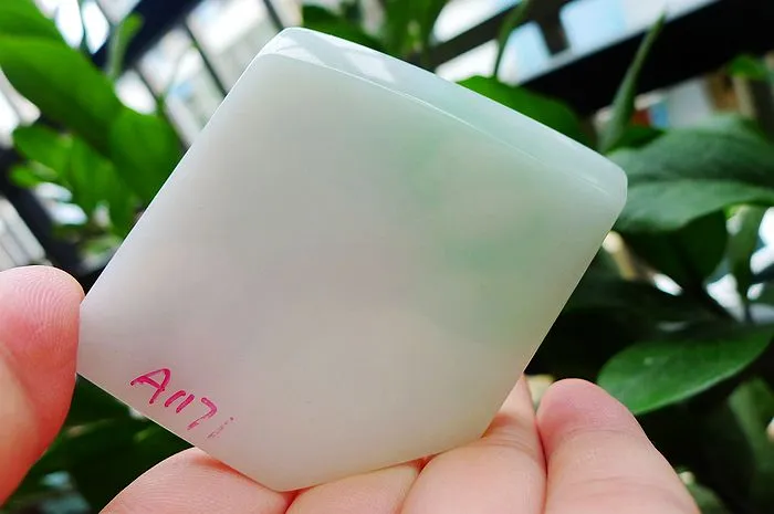 Natural Jade Rough Jadeite Raw (55g,7.8X5.7X0.66cm)