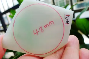 Natural Jade Rough Jadeite Raw (55g,7.8X5.7X0.66cm)