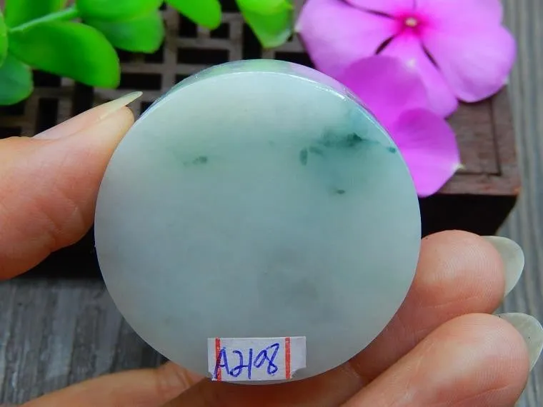 Natural Jade Rough Jadeite Raw (60g, 39X39X5mm)