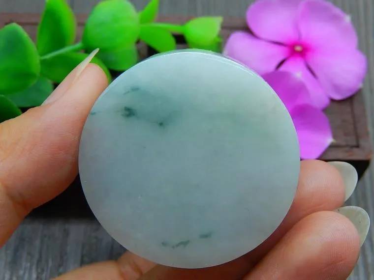 Natural Jade Rough Jadeite Raw (60g, 39X39X5mm)