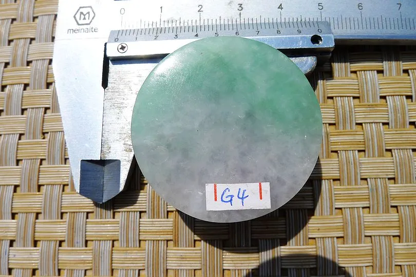 Natural Jade Rough Jadeite Raw (61g,3.8X3.8X1.6cm)