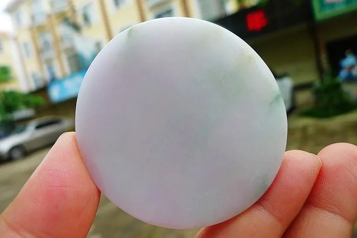 Natural Jade Rough Jadeite Raw (62g,5.4X5.4X0.9cm)