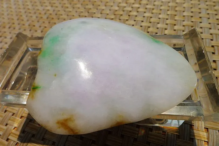 Natural Jade Rough Jadeite Raw (67g,5.9X5.9X1.25cm)