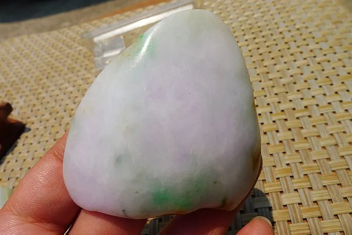 Natural Jade Rough Jadeite Raw (67g,5.9X5.9X1.25cm)