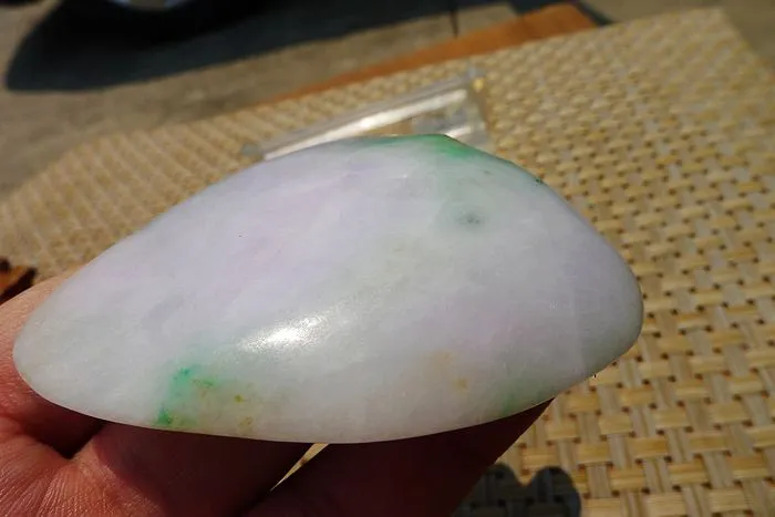 Natural Jade Rough Jadeite Raw (67g,5.9X5.9X1.25cm)