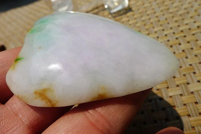 Natural Jade Rough Jadeite Raw (67g,5.9X5.9X1.25cm)