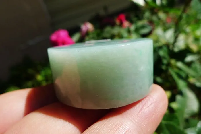 Natural Jade Rough Jadeite Raw (77g,4X4X1.85cm)