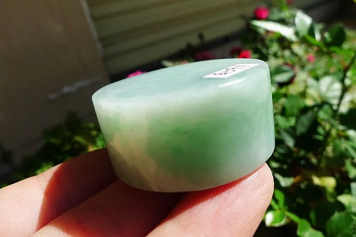Natural Jade Rough Jadeite Raw (77g,4X4X1.85cm)