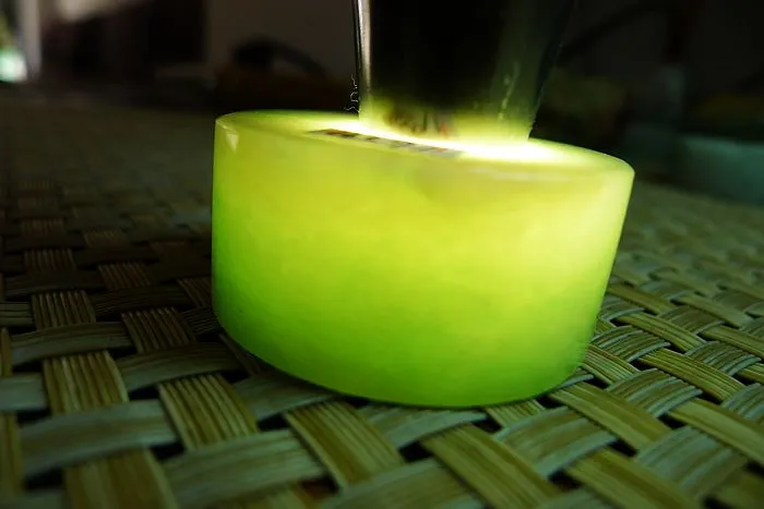 Natural Jade Rough Jadeite Raw (77g,4X4X1.85cm)