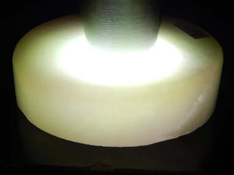 Natural Jade Rough Jadeite Raw (97g, 52X52X13.8mm)