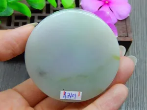 Natural Jade Rough Jadeite Raw (97g, 52X52X13.8mm)