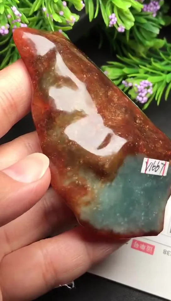 Natural Jade Rough Jadeite Raw (99g,7.8x4.5x2.2cm)-V1667