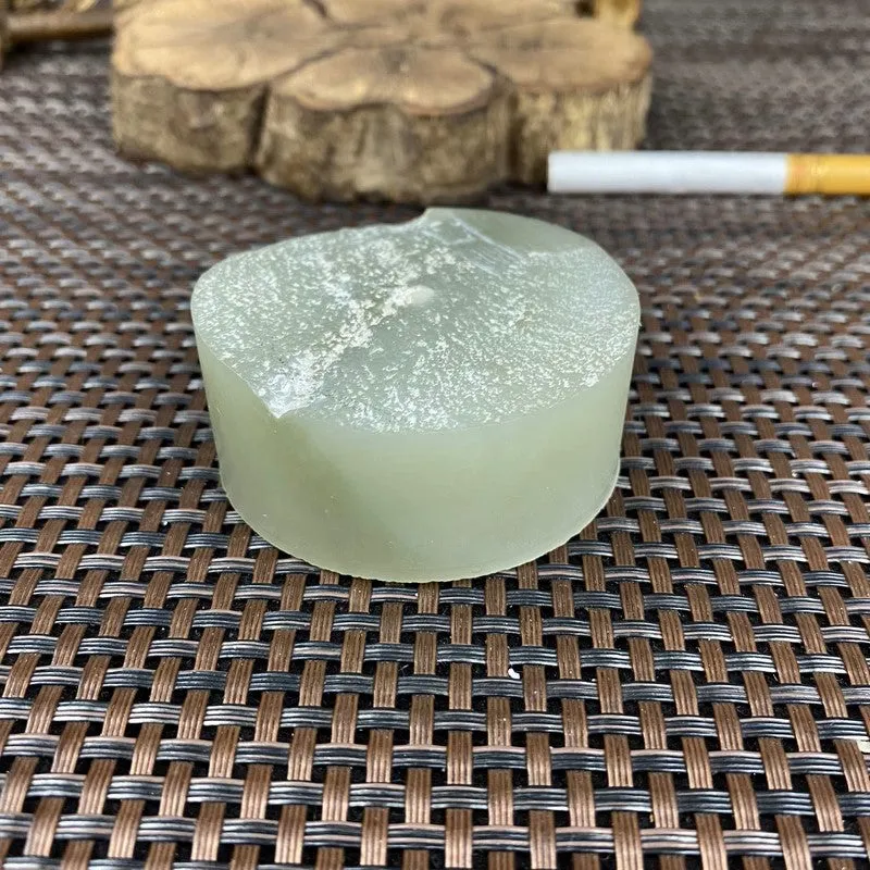 Natural Kunlun Jade Rough Nephrite Raw (179g,5.7X2.5cm)