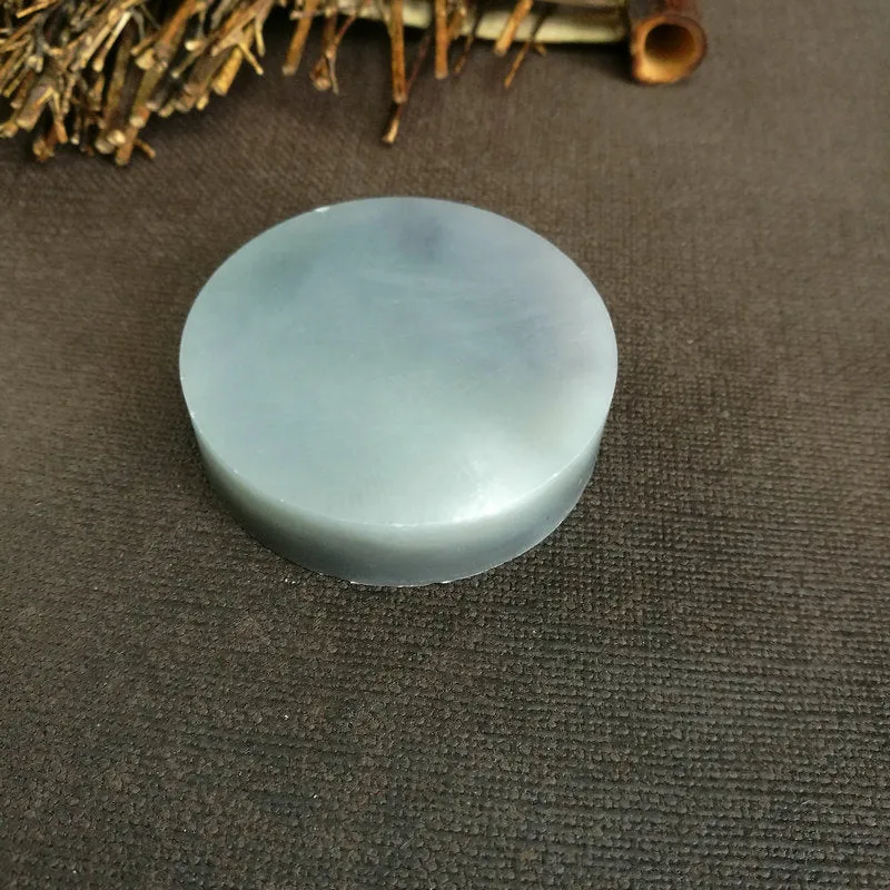 Natural Kunlun Jade Rough Nephrite Raw (5.4X1.3cm)