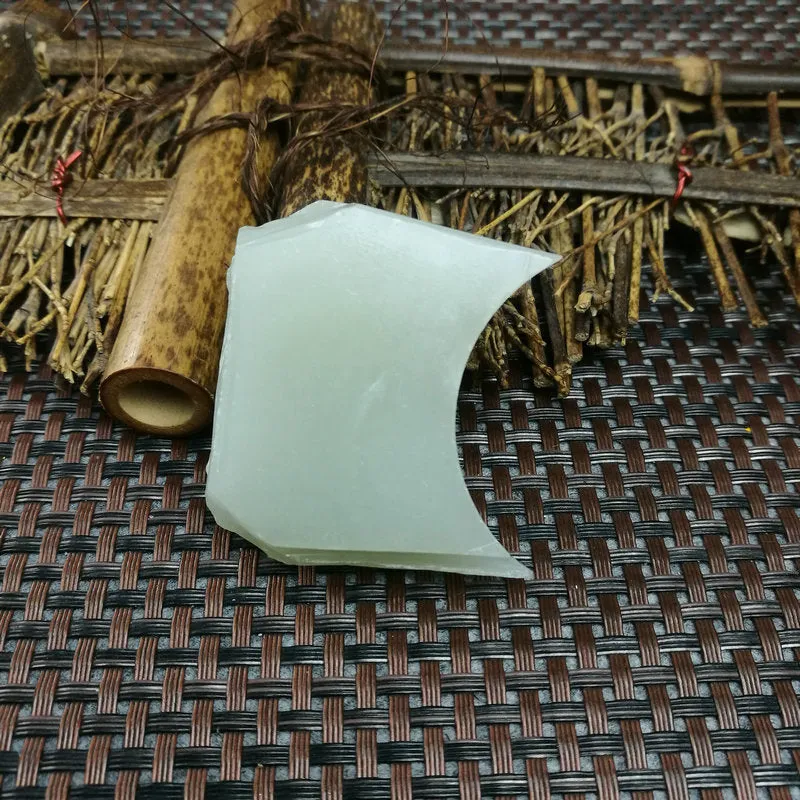 Natural Kunlun Jade Rough Nephrite Raw (60g,4.7X2.8X1.5cm)
