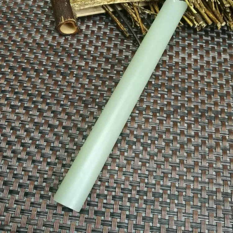 Natural Kunlun Jade Rough Nephrite Raw (65g,14X1.4cm)