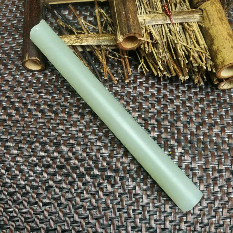 Natural Kunlun Jade Rough Nephrite Raw (65g,14X1.4cm)