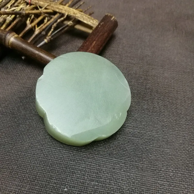 Natural Kunlun Jade Rough Nephrite Raw (89g,5.3X1.4cm)