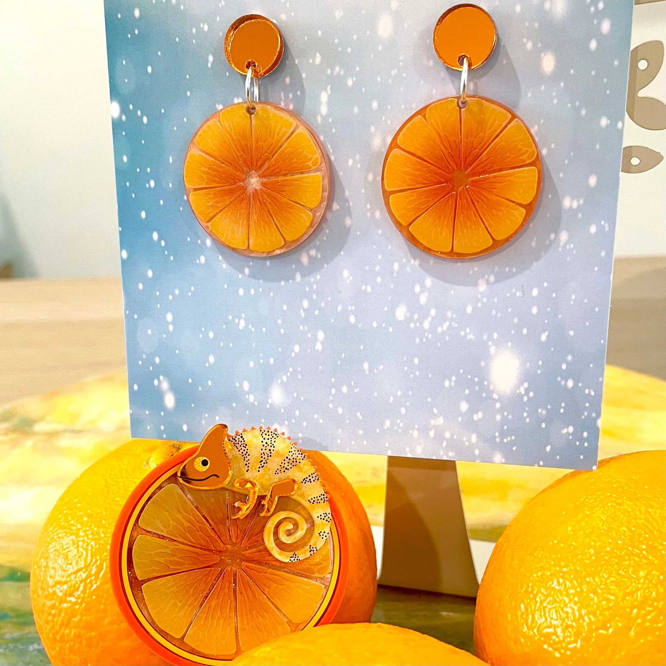 Orange 🍊 - Brooch