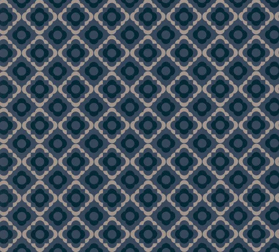 Paint Library Wallpaper Quatrefoil Plimsoll