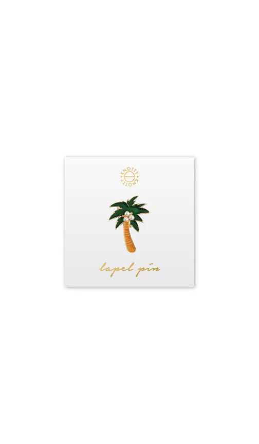 Palm Tree Lapel Pin