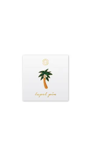 Palm Tree Lapel Pin