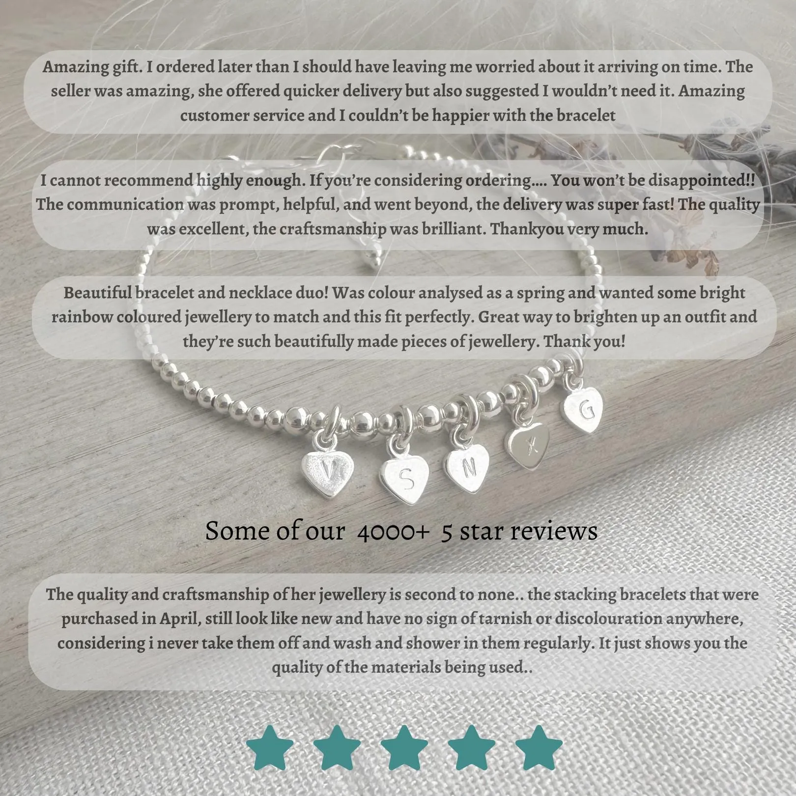 Personalised Peridot Bracelet,  , Dainty August Birthstone Jewellery in Sterling Silver