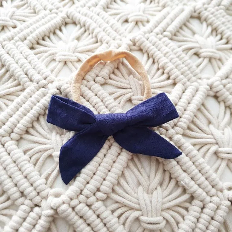Poppy Headband Navy