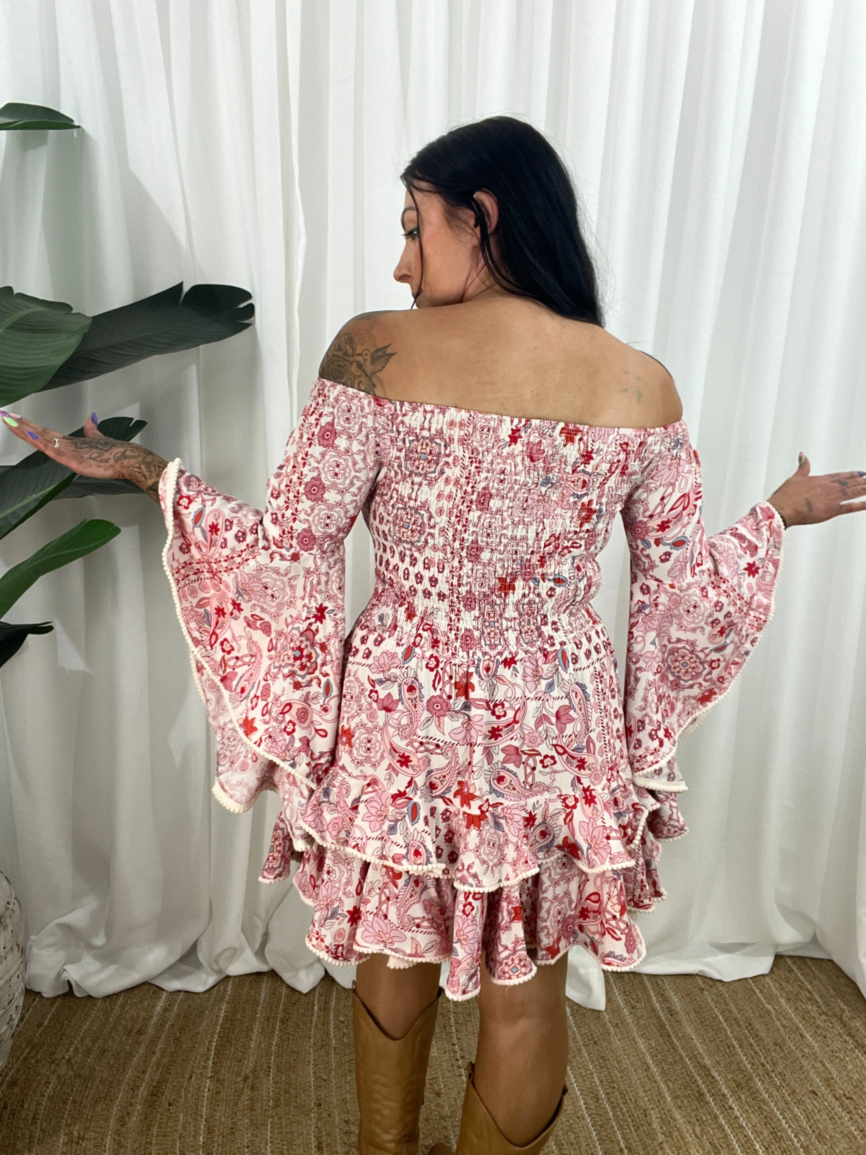 Primrose Dress - Ruby Red