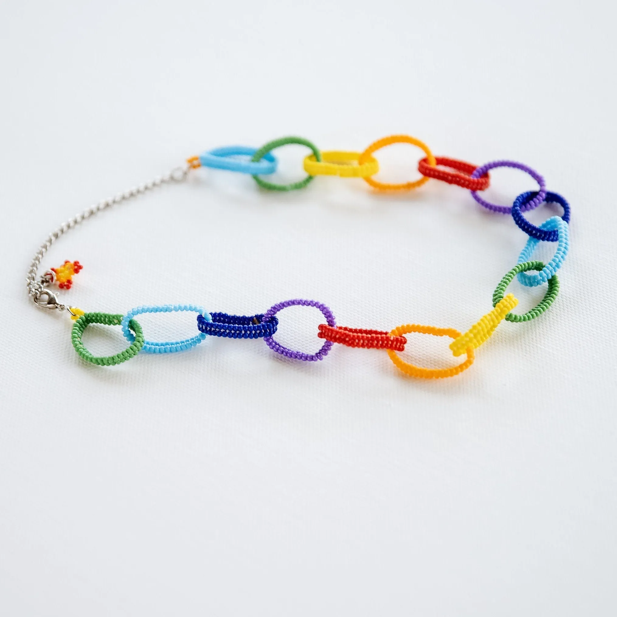 Rainbow Chain Necklace