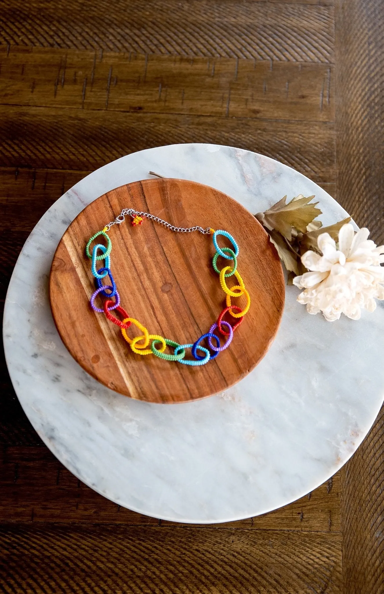 Rainbow Chain Necklace