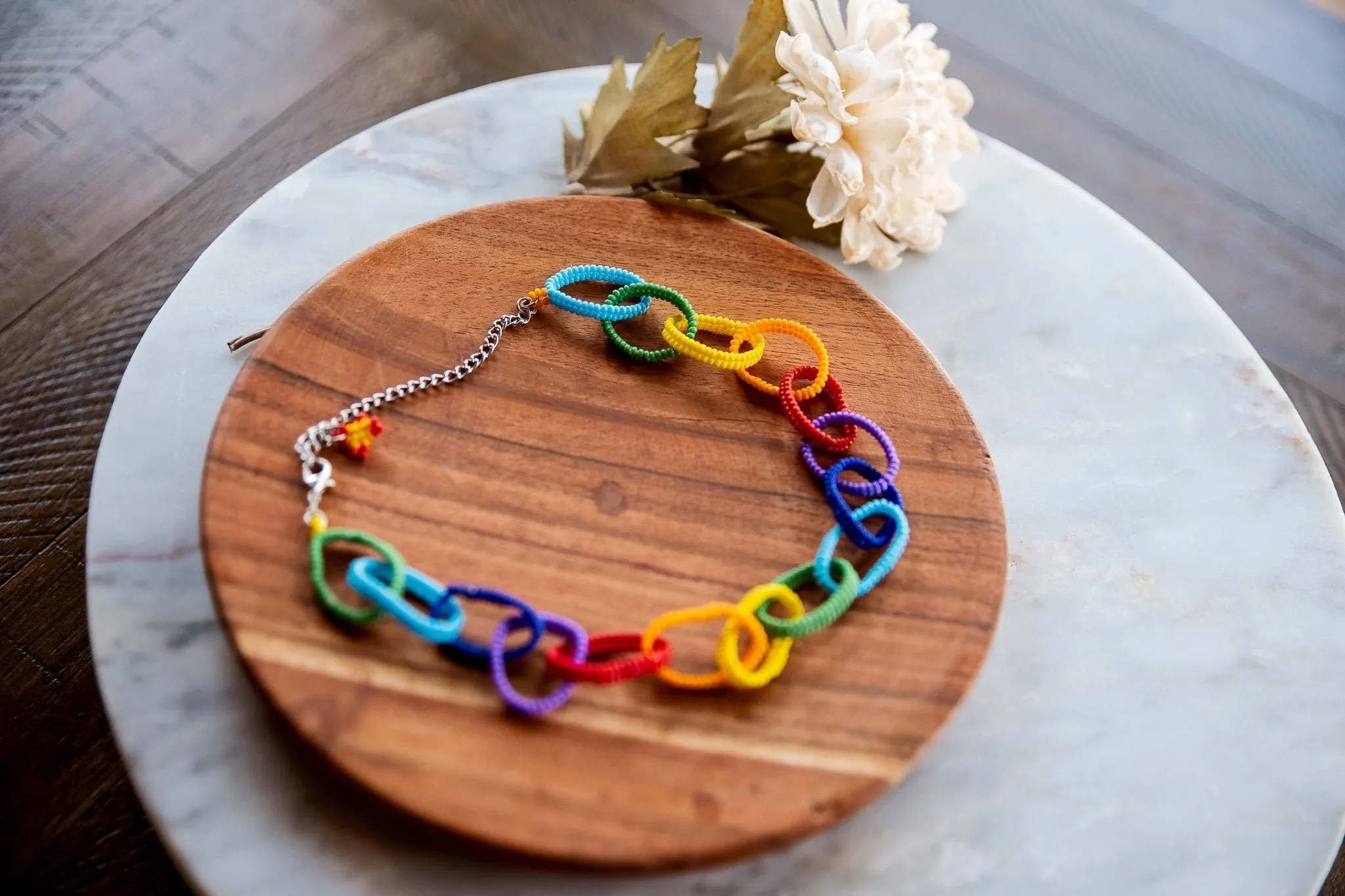 Rainbow Chain Necklace