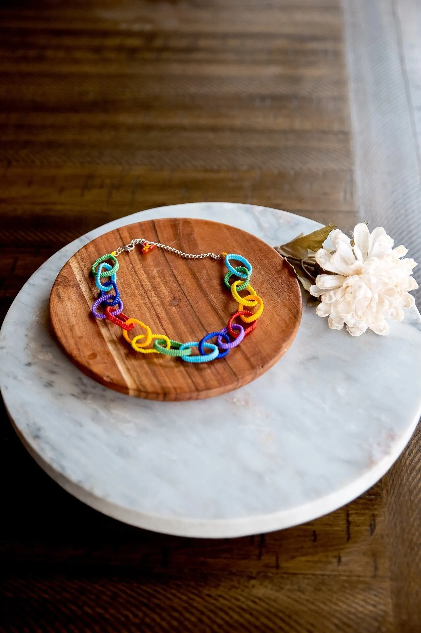 Rainbow Chain Necklace