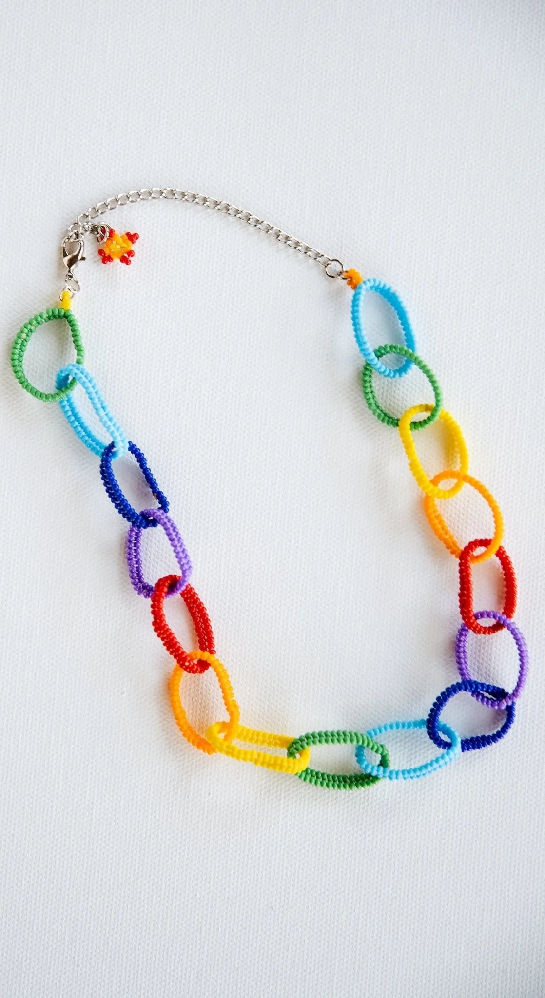 Rainbow Chain Necklace