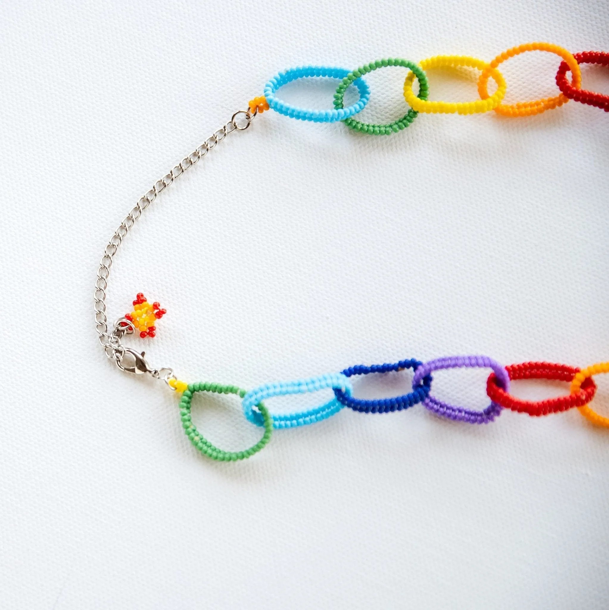 Rainbow Chain Necklace